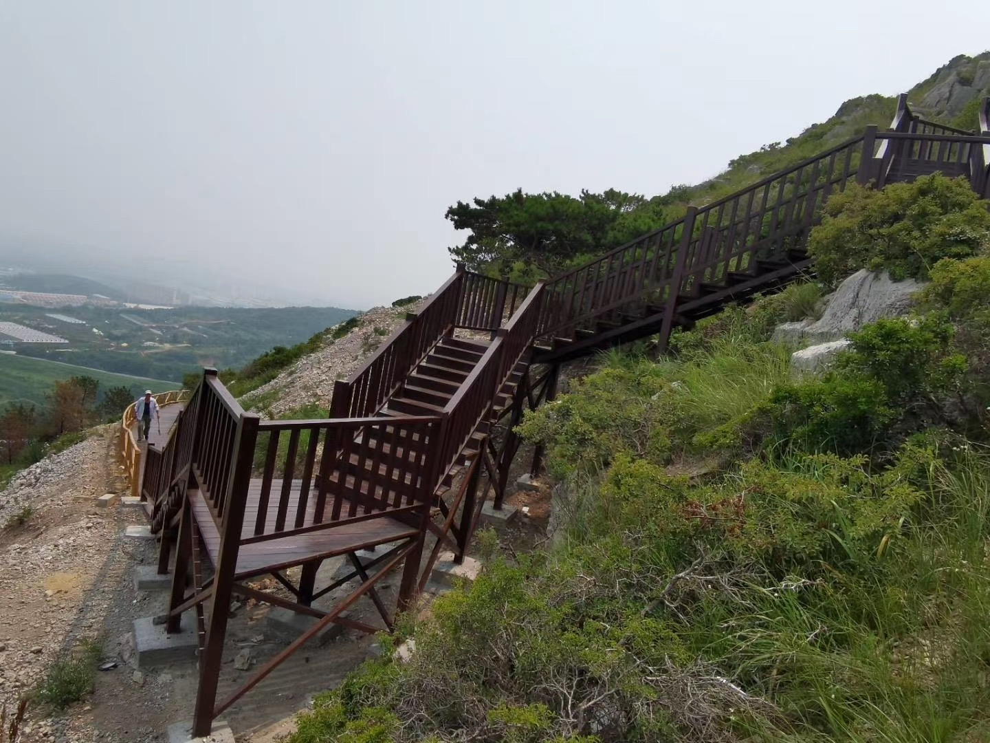 大连防腐木,大连防腐木栈道,大连园林景观